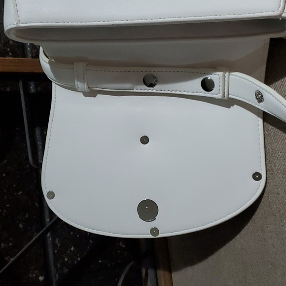 White Faux Leather Bag - Picture 10 of 13